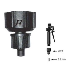 Adaptateur connecteur de poignée et lance de pulvérisateur pour tuyau 8 mm