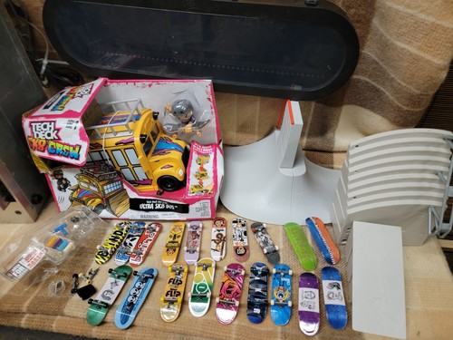 Lot tech deck skate - deck, park