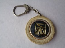PORTE CLE PNEU SIMCA HIRONDELLE CONCESSIONNAIRE SIMCA ETS BORLA GIEN