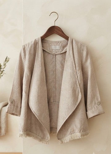Veste bohème chic - chic, lin