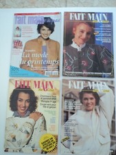 4 Catalogues, Magazines, Revues FAIT MAIN , TRICOT COUTURE PATRONS Voir Sommaire
