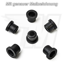 10x Plastique Douilles pour Plusieurs BMW Logo Emblème 51141807495