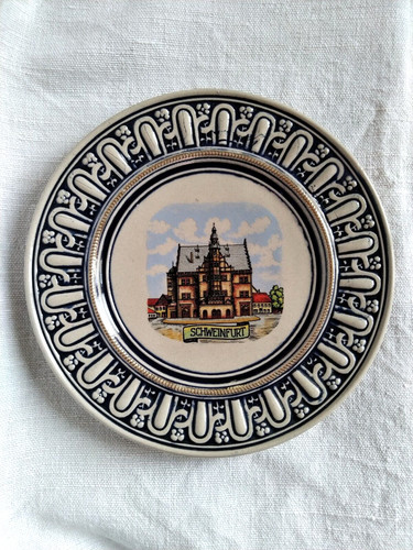 Assiette décorative gré - décorative, en