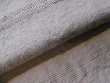 Nappe de vigneron XIXéme lin écru à liteaux (1)