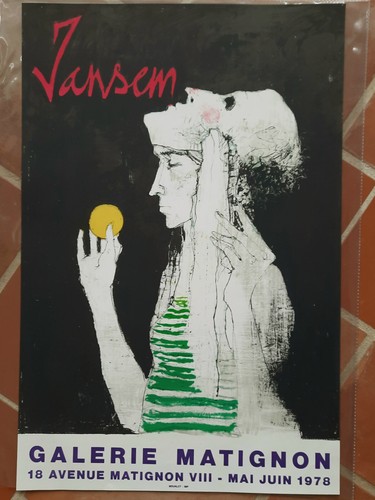 Jan jansem affiche originale - jan,