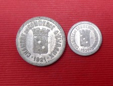 joli lot de 2 jetons piece de