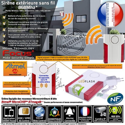 Alarme maison connectée - alarme,