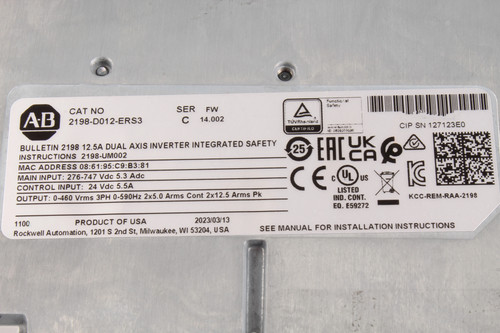 2198 d012 ers3 kinetix 5700 - 2198-d012-ers3,