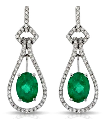 Boucles oreilles goutte en - goutte,