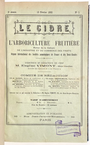 Vimont cidre revue - vimont-le,