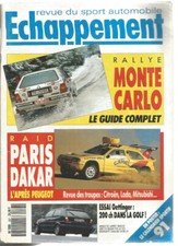 ECHAPPEMENT N°267 MONTE-CARLO / PARIS DAKAR / GOLF G60 OETTINGER / BMW 325i 24S