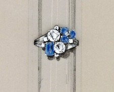 Gouaché Joaillerie 1930