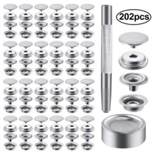 200Pcs 15mm Acier Inoxydable