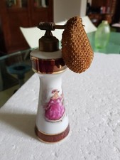 VAPORISATEUR VINTAGE ANNÉES porcelaine de LIMOGES couple marquis marquise