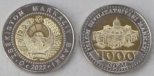 Ouzbékistan/Ouzbékistan 1000 Som Pièce de Monnaie 2022 Kulturzentrum Km#40