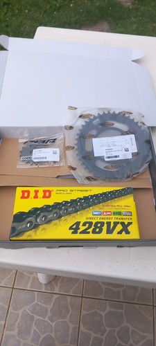 Kit chaîne complet pour moto