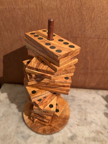 Jeu dominos bois - en,