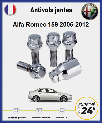 Ecrous antivol roues - ecrous,