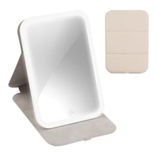 Miroir Maquillage Lumineux à Rotation 360°Miroir Coiffeuse LED Réglable Miroi...