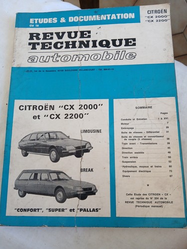 Revue technique automobile rta - automobile,