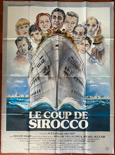 Affiche coup sirocco - le, de