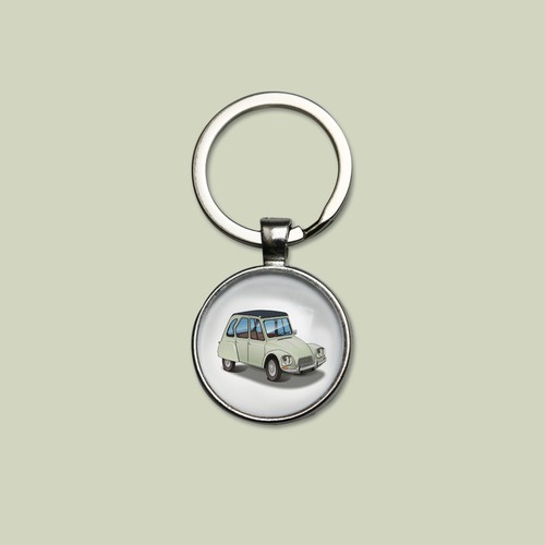 Porte clés citroën dyane - porte-clés,