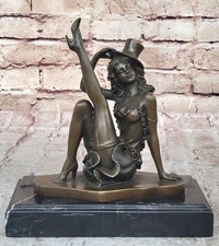 Statue En Bronze D'Une Actrice