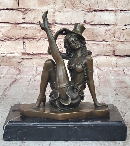 Statue bronze une actrice - d'une,