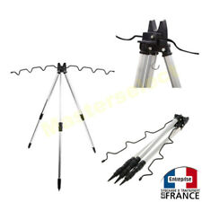 Support trepieds télescopique pour 6 repose porte canne à pêche