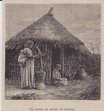 1888  --  UNE PILEUSE DE POIVRE  EN ABYSSINIE   3J338