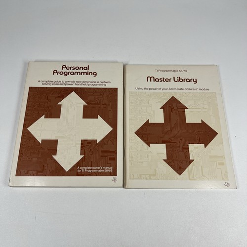 Programmable 59 personal - ti, 58