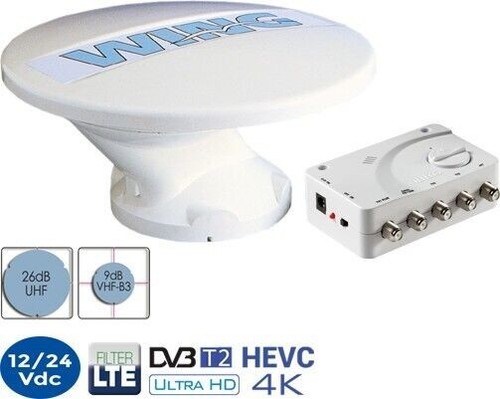 Teleco wing blanc 26db 12v - wing,