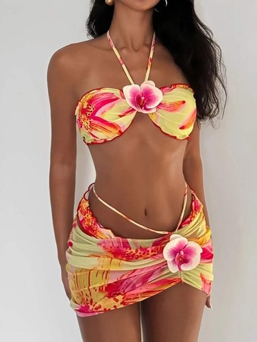 Maillot bain bandeau - bain, 3d