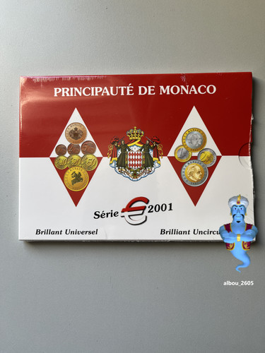 Monaco série monnaies - monaco,