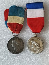 médailles argent Honneur Travail, ministère commerce et Industrie attribuée 1909