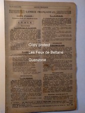 Fascicule ecole primaire 1938