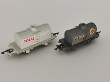 JOUEF HO GÉNÉRATION 1 WAGONS CITERNE AZUR ET TOTAL  +++