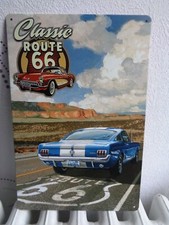 TOLE METAL ROUTE 66 MUSTANG 20