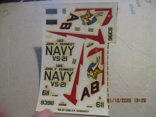 Décal 925 maquette 1/72e S-3 VIKING S-3 DE LA VS-21  pour kit AIRFIX années 80