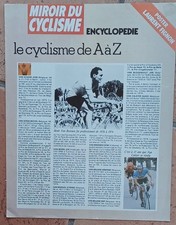 Encart Poster Encyclopédie MIROIR du CYCLISME N° 333 Laurent FIGNON - Avril 1983