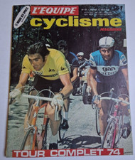 Cyclisme l'équipe magazine miroir TOUR DE FRANCE 1974 Merckx Poulidor n°81