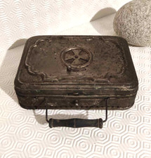 chaufferette ancienne en laiton girodun de Lyon vintage 1940