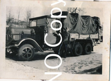Photo WK2 Wehrmacht LKW Camion