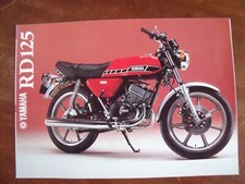 YAMAHA 125 RD 1978 prospectus