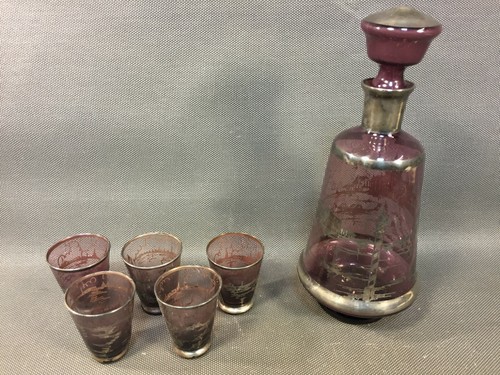 Ancien service liqueur - service,