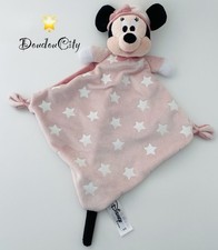 5444?Doudou Plat Mouchoir Minnie Mouse Rose Étoile Disney Simba Toys Nicotoy
