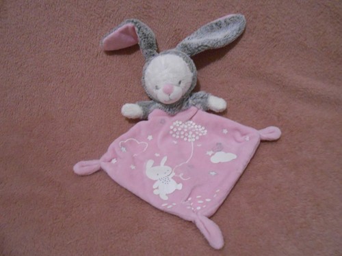 Doudou ours déguisé lapin