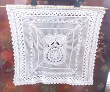 RIDEAU  CROCHET D'ART