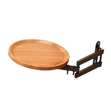 Table ronde pliante murale