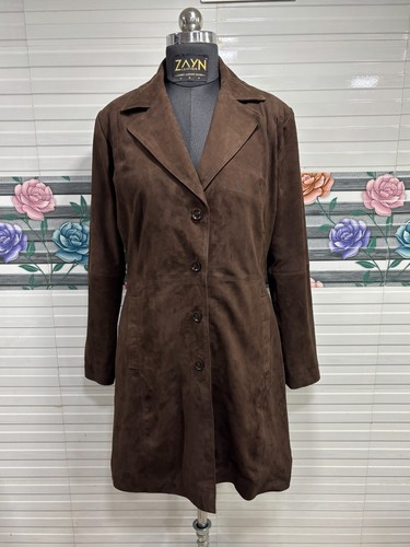 Manteau femme daim marron - femme,